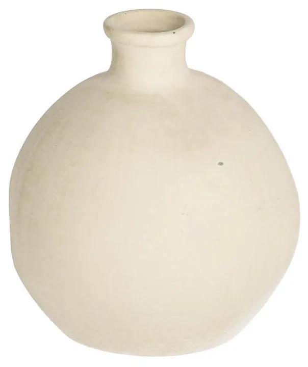 Kave Home - Jarra Caetana cerâmica branco 22 cm
