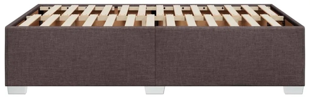 Estrutura de cama sem colchão 120x190cm castanho escuro