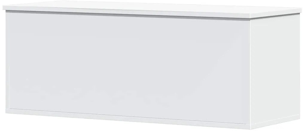 Caixa de arrumação 90x35x35 cm derivados de madeira branco