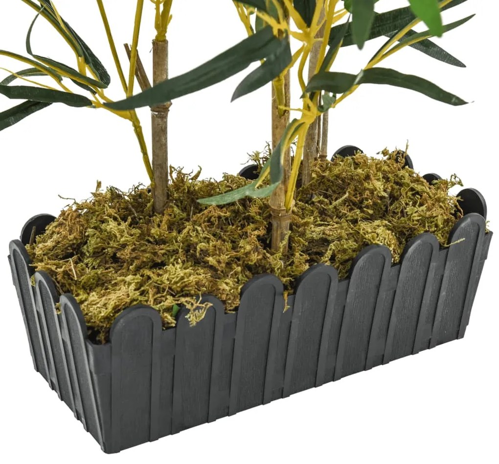 Árvore de bambu artificial 368 folhas 80 cm verde