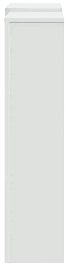 Cobertura de radiador 205x21,5x83,5 cm derivados madeira branco