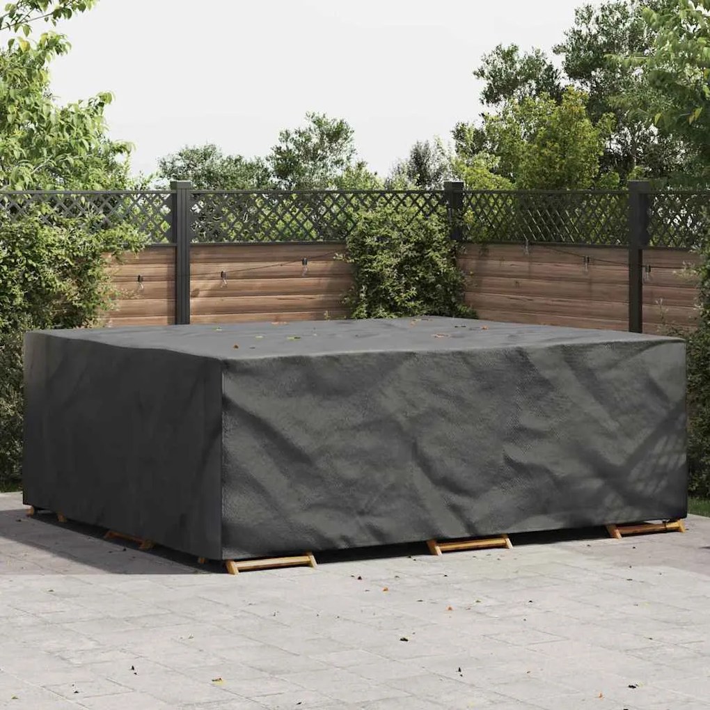 vidaXL Capa para móveis de exterior Preto 300 x 250 x 70 cm 420D