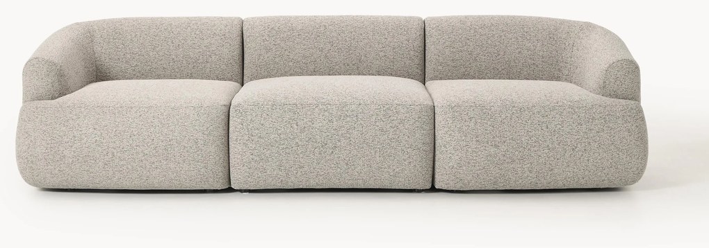 Sofá modular em bouclé Sofia (4 lugares)