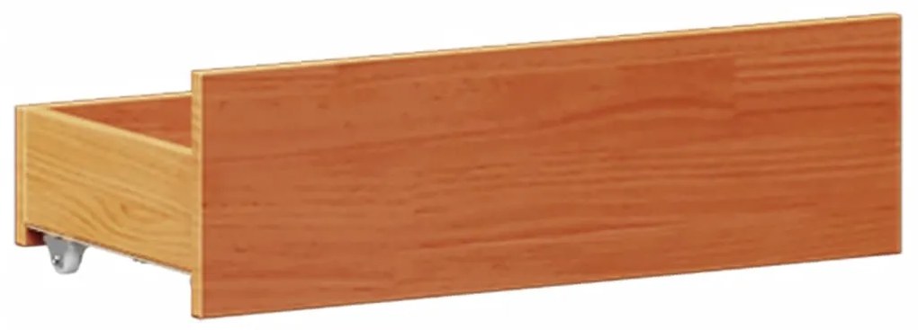 Cama com estante sem colchão 200x200 cm pinho maciço