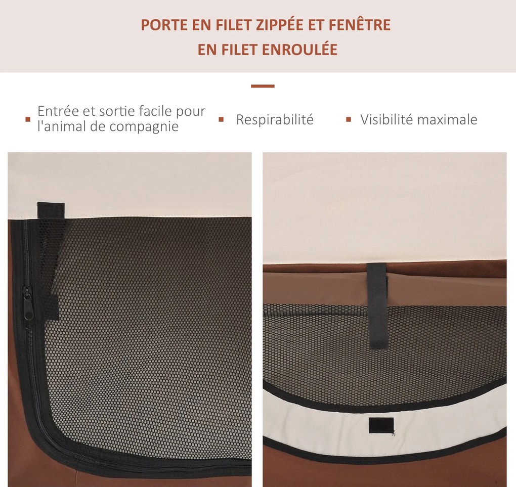 Saco de transporte para cães e gatos; caixa de transporte dobrável para animais, adequada para o carro; muito confortável e respirável, com almofada r