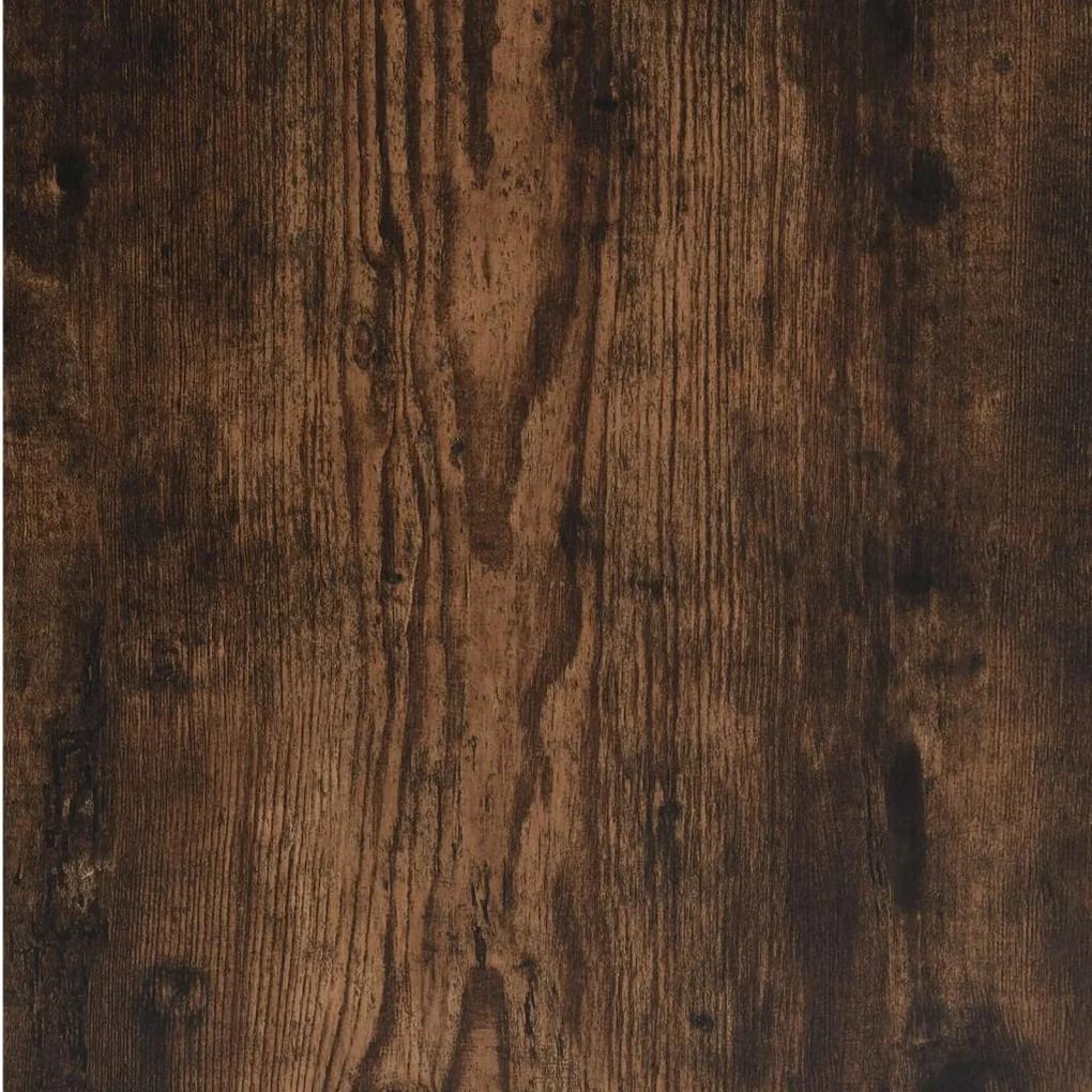 Mesa cabeceira 40x35x70 cm derivados madeira carvalho fumado
