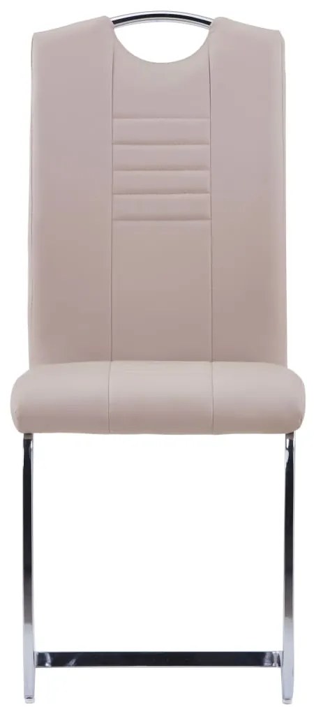 5 pcs conjunto de jantar couro artificial cappuccino