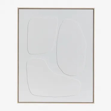 Pintura Decorativa Pintada À Mão Com Relevo Helvon A & 80 X 100 Cm - Sklum