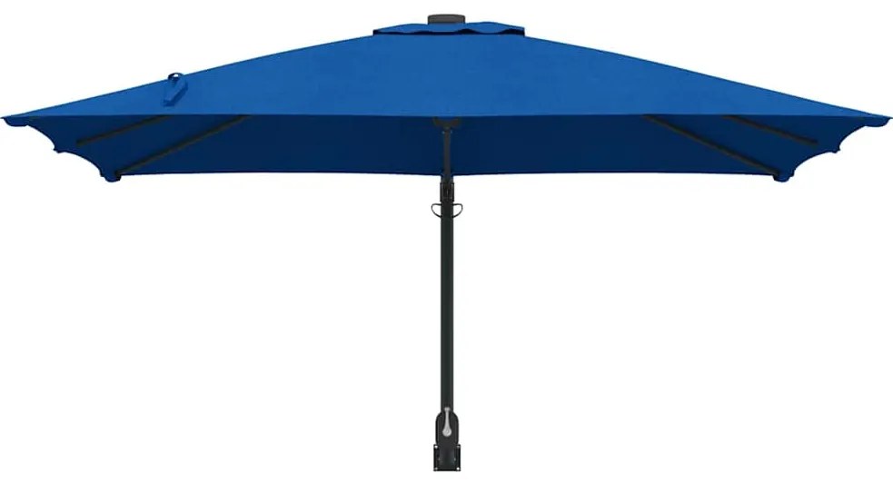 Guarda-Sol de Jardim Azul Céu Montado na Parede 247 cm