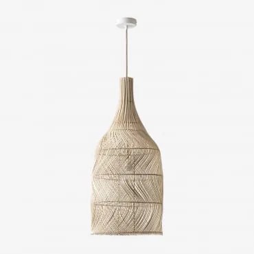 Lâmpada De Teto Embid Natural - Branco & ↑75 Cm Embid - Sklum