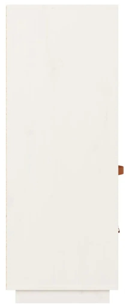Aparador alto 67x40x108,5 cm pinho maciço branco