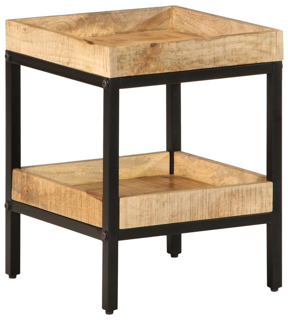 Mesa de Apoio 35x35x45 cm Madeira Sólida de Mangueira