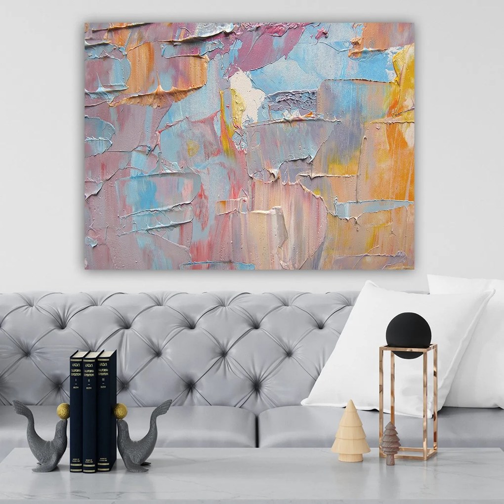 Pintura Decorativa em Tela 585361421_70100 – Multicolor – 70 x 100 cm