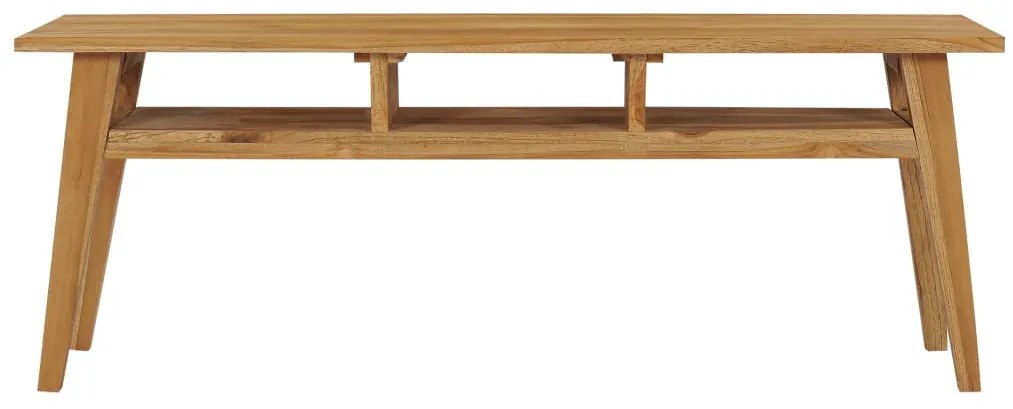 Móvel de TV 120x35x45 cm madeira de teca maciça