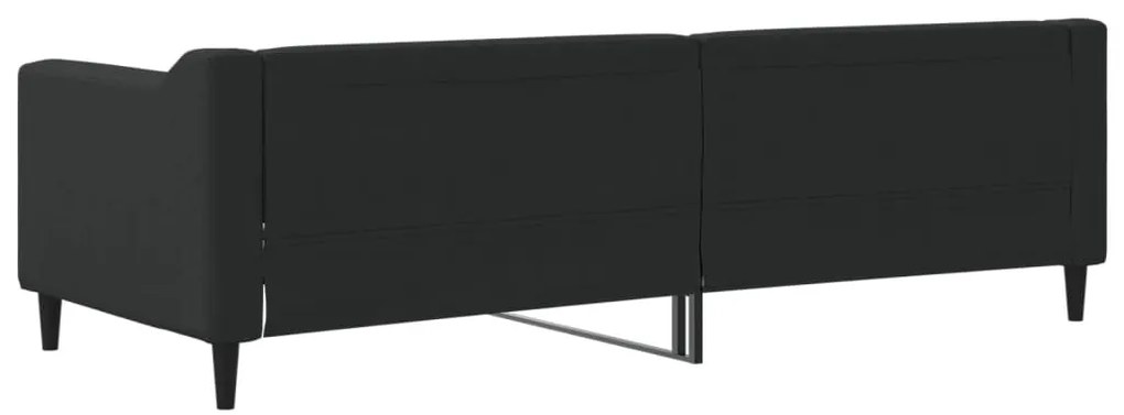 Sofá-cama 80x200 cm tecido preto