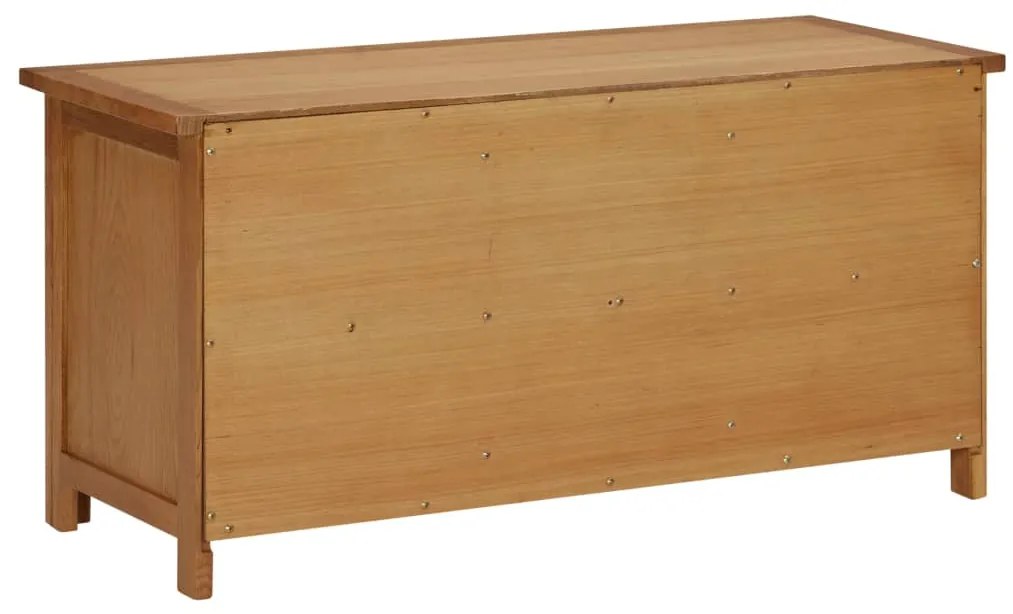 Sapateira 90x37x45 cm madeira de carvalho maciça