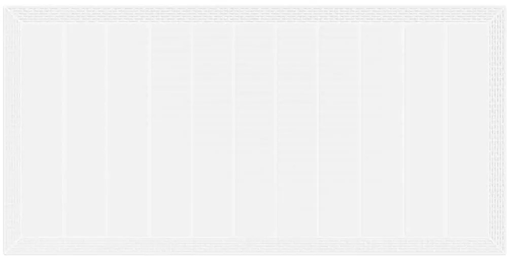 Conjunto de Jantar para Jardim 9 pcs Branco