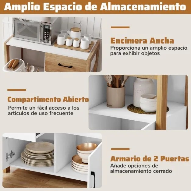 Armário de armazenamento 82 x 40 x 81 cm para escritório de estilo moderno com gaveta, prateleira deslizante e 2 portas branco