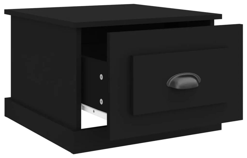 Mesa de centro 50x50x35 cm derivados madeira preto