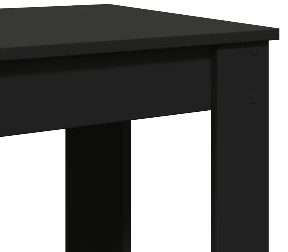 Mesa de bar 102x50x103,5 cm derivados de madeira preto