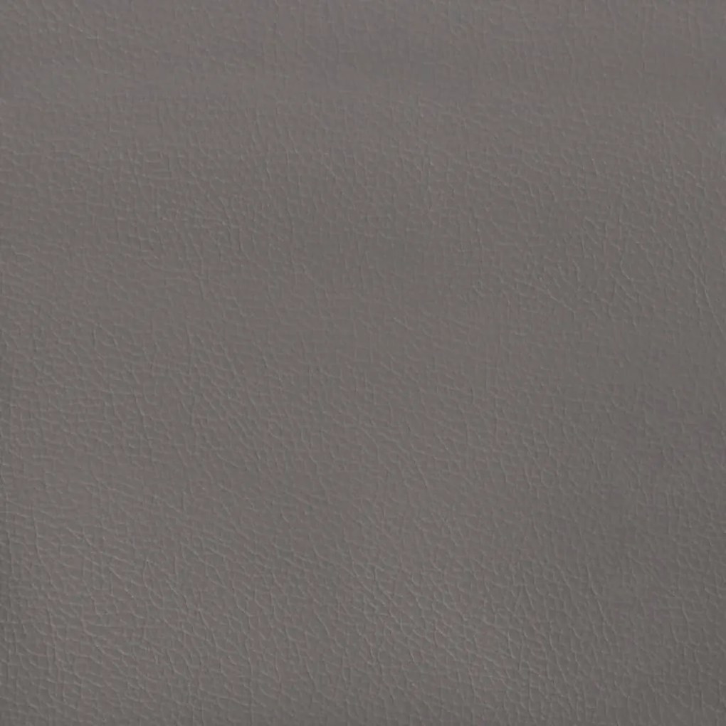 Estrutura de cama 120x200 cm couro artificial cinzento