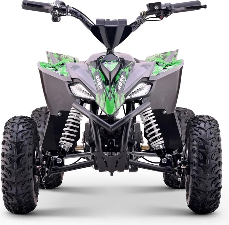 MINI MOTO 4 PARA CRIANÇAS 1000W 36V Roan RATTE C/ Marcha atrás e limitador Verde