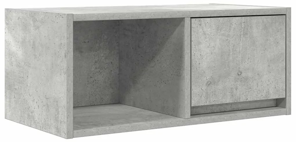 Móveis de TV 2pcs 60x31x25,5cm madeira processada cinza cimento