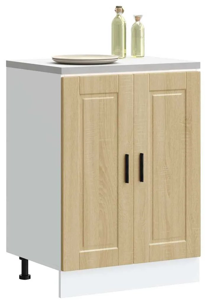 vidaXL Armário base de cozinha Porto derivados madeira carvalho sonoma