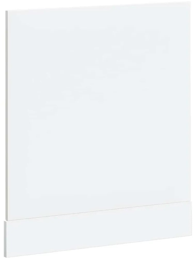 Painel máquina lavar louça derivados madeira branco brilhante