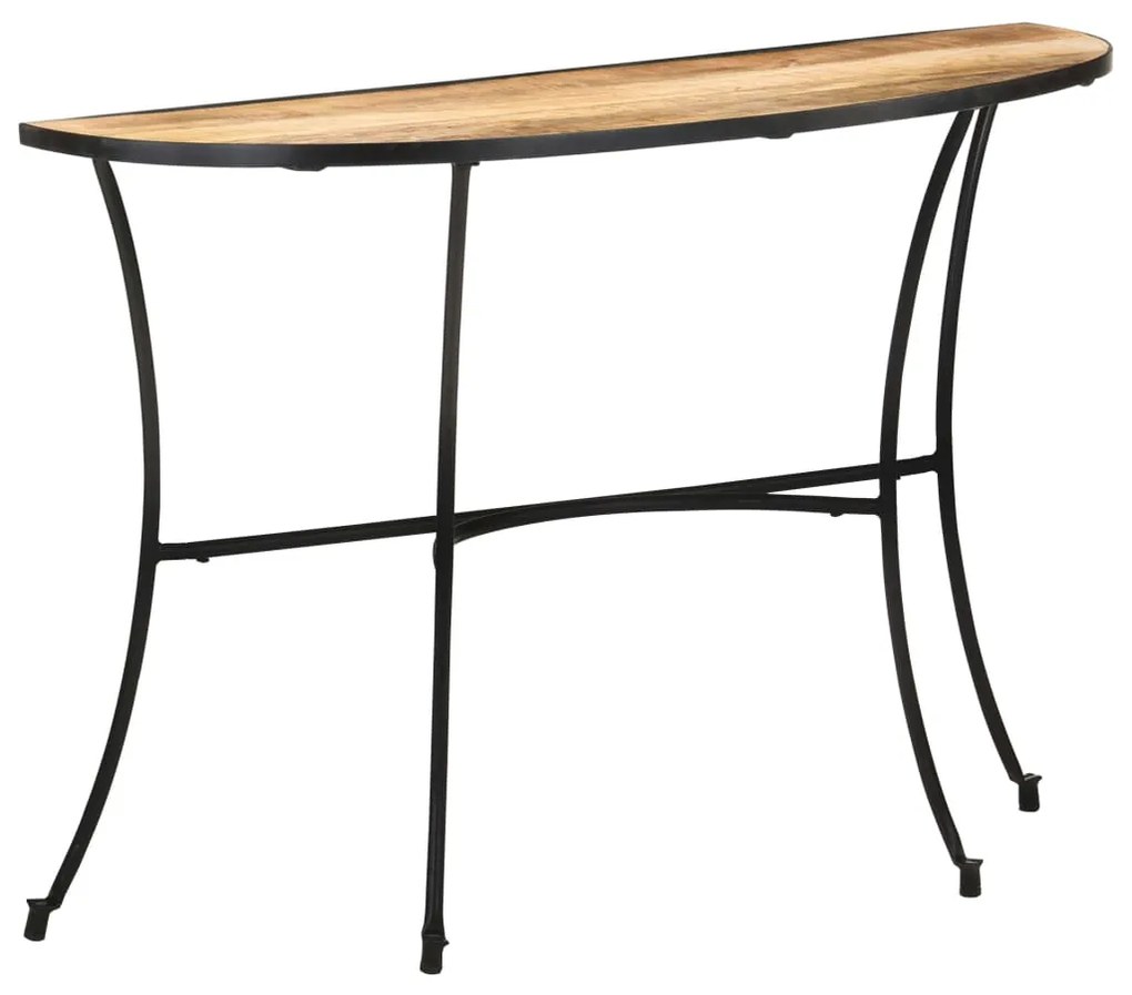 321948 vidaXL Mesa de apoio 110x40x77 cm madeira de mangueira maciça