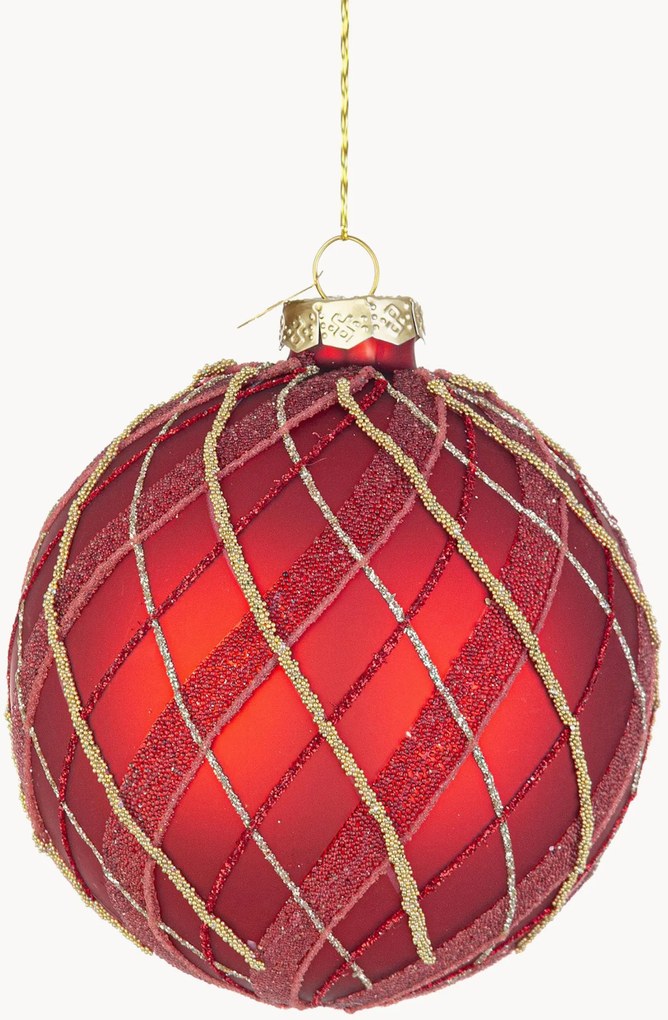 Bolas de Natal Twist, conjunto de 8