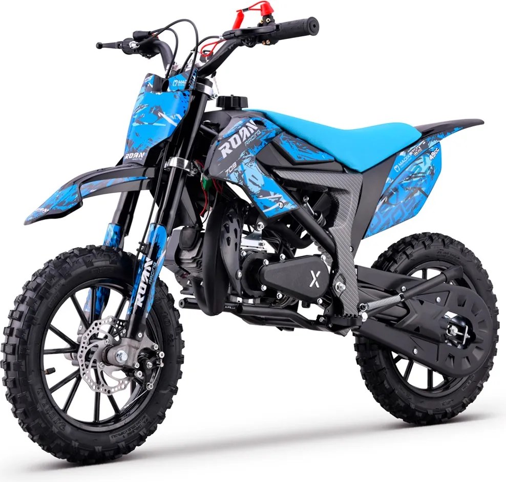 MINI MOTO PARA CRIANÇAS MiniCross Roan 709 gasolina 49cc 4.5CV AZUL