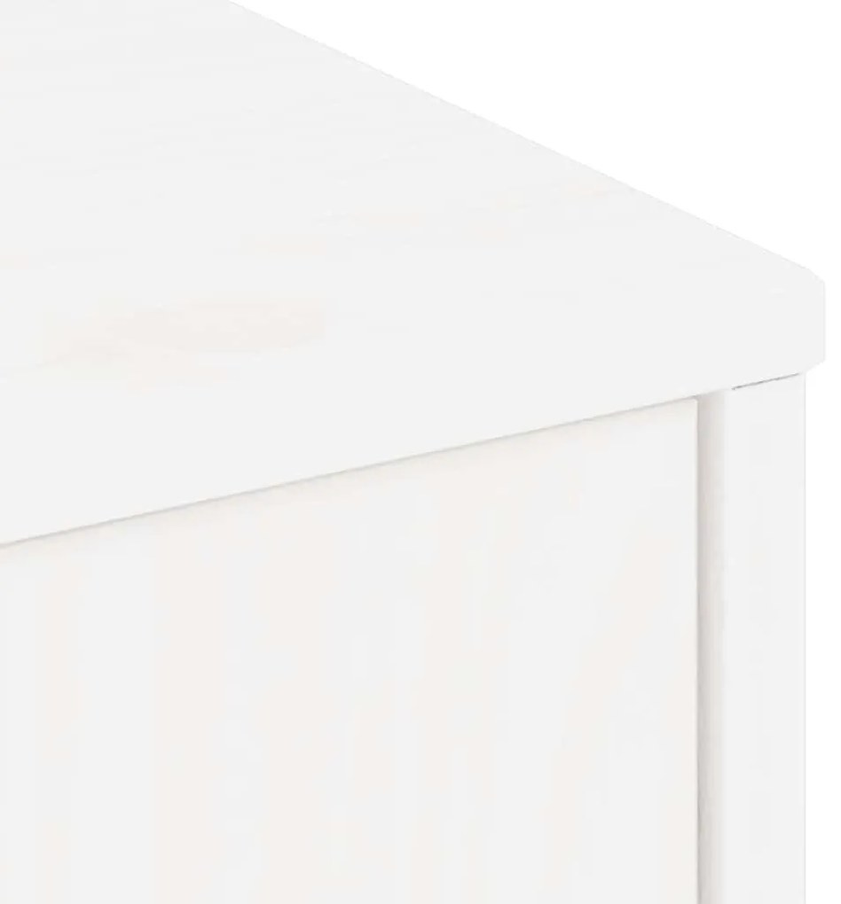 Armário para TV com gaveta ODDA Madeira maciça de pinho branco