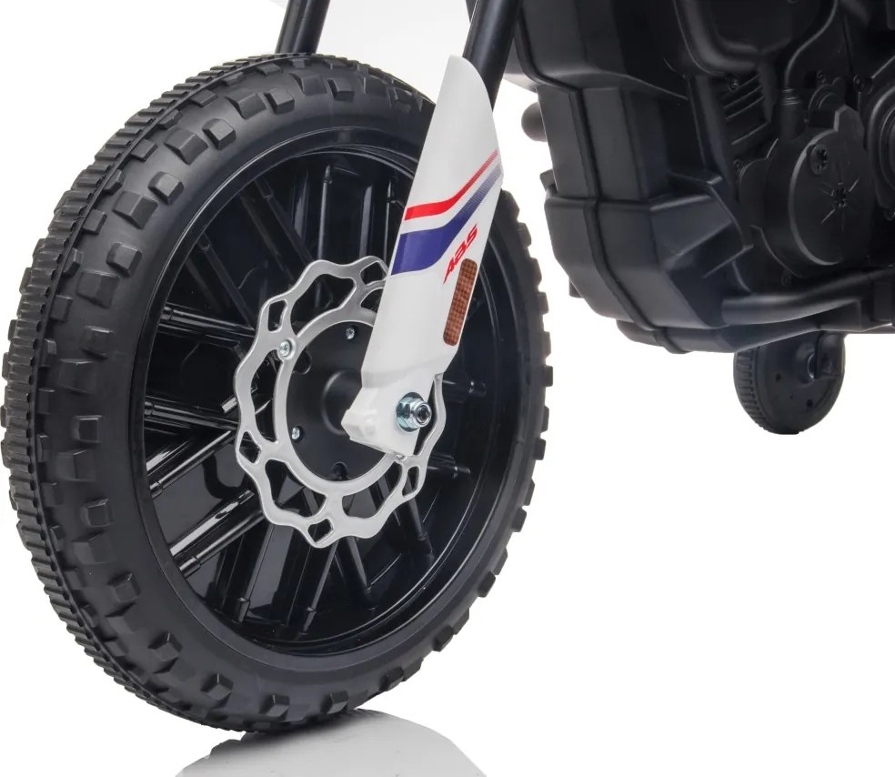 Mota elétrica para Crianças 12V Aprilia RX, Rodas Espuma EVA Branca