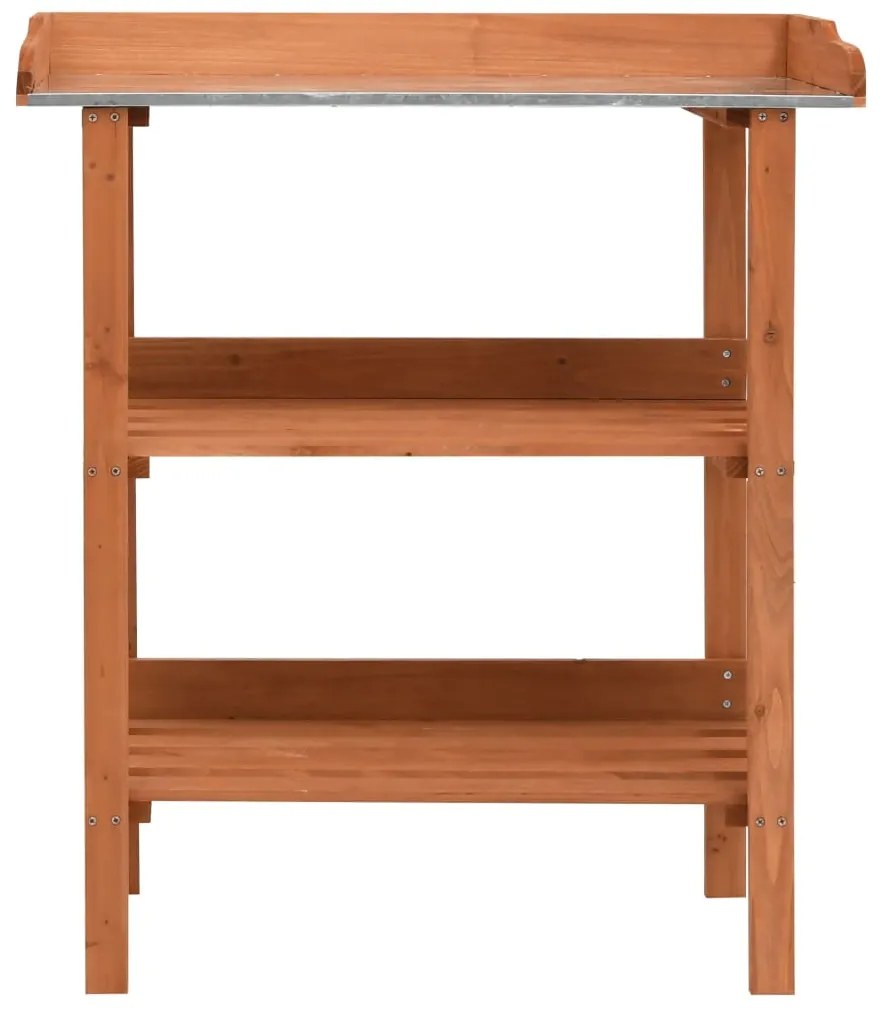 Suporte para plantas 76x37x89 cm madeira de abeto
