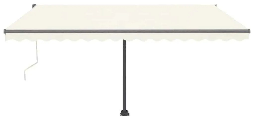 Toldo automático independente 400x300 cm cor creme