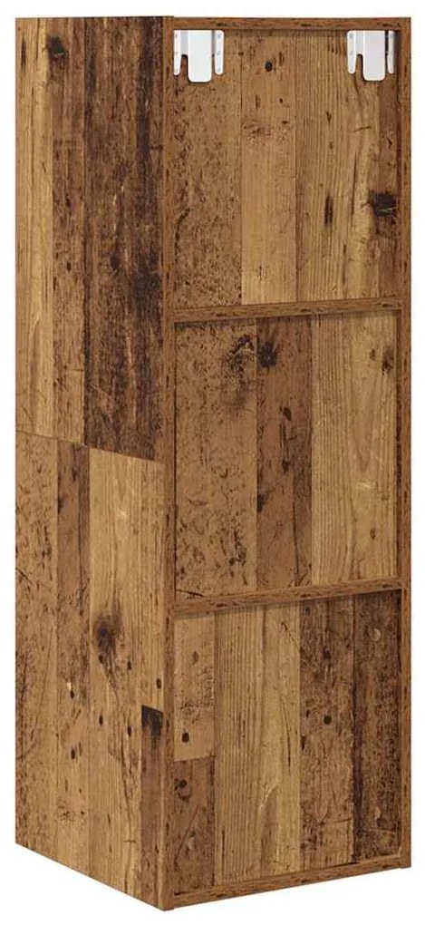 Gabinete para TV com prateleira Madeira antiga 37 x 37 x 107 cm
