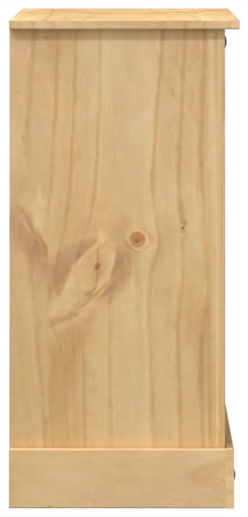 Armário com gavetas Corona 80x43x91 cm madeira de pinho maciça