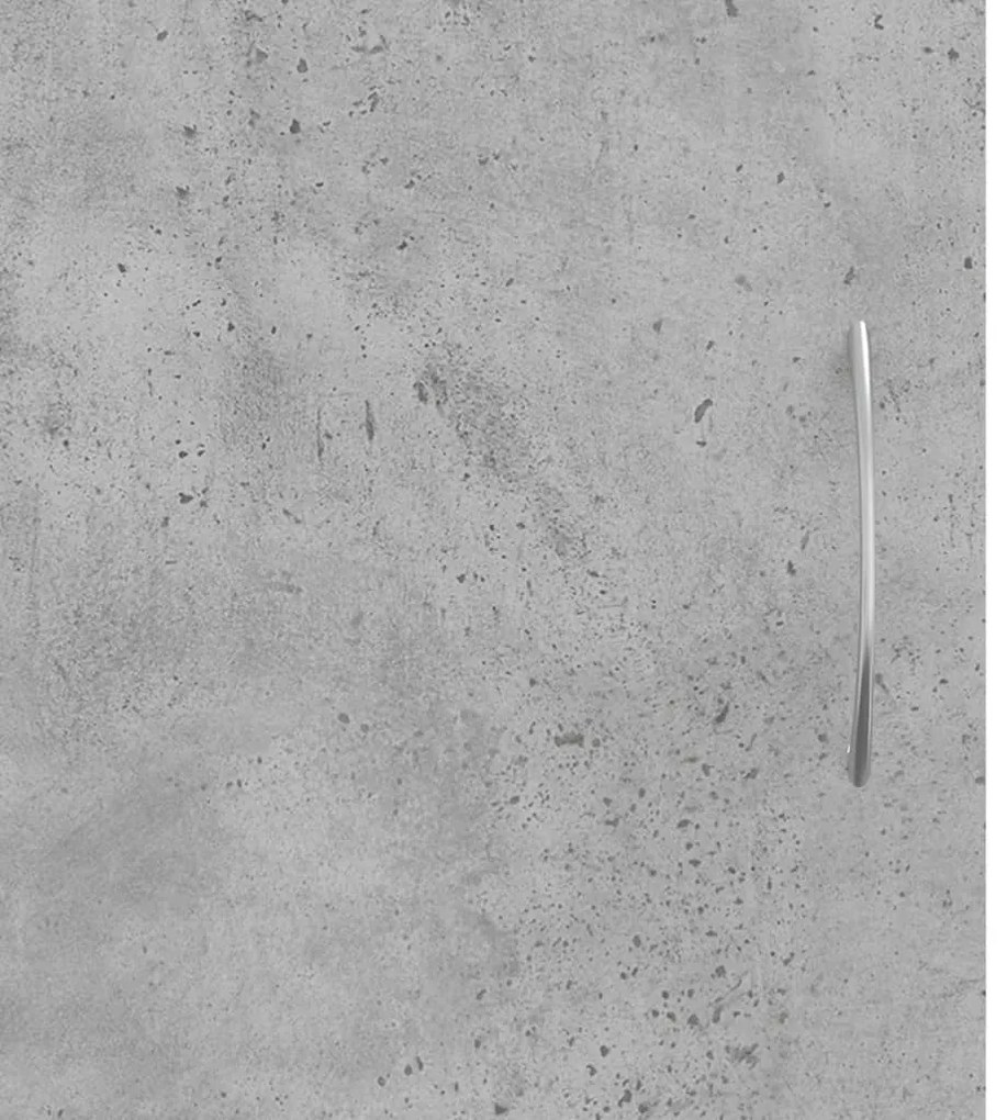 Móvel p/ TV 102x30x37,5 cm madeira processada cinzento cimento