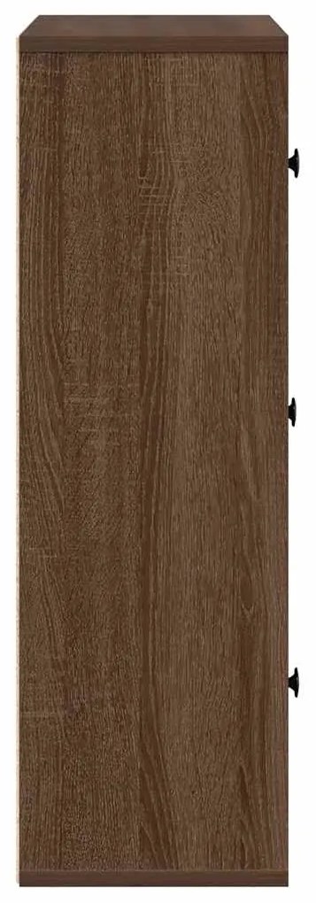 Estante 60x24x76,5 cm derivados de madeira carvalho castanho