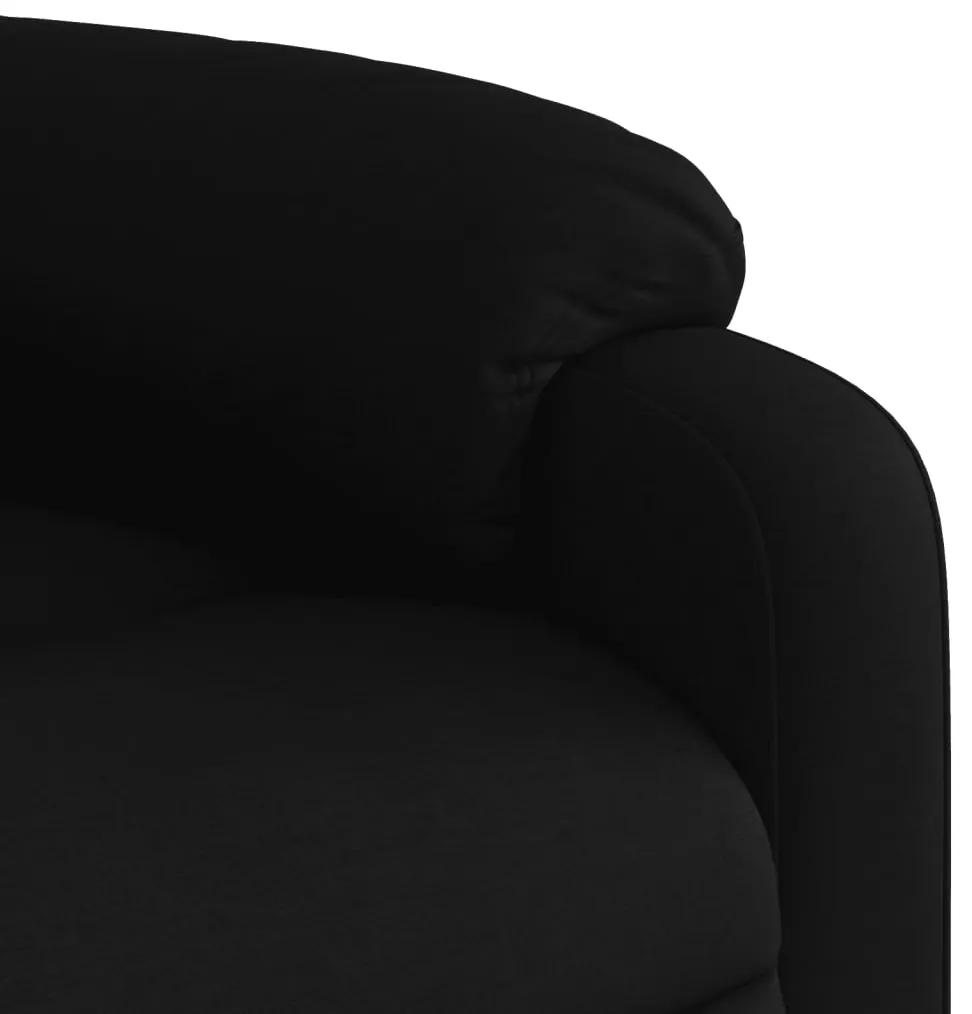 Poltrona reclinável tecido preto