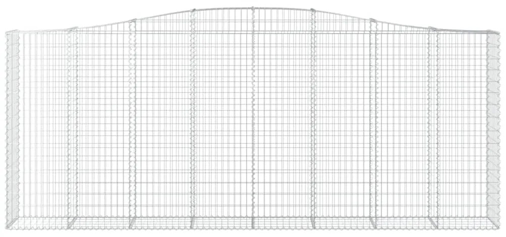 Cestos gabião arqueados 5pcs 400x50x160/180cm ferro galvanizado