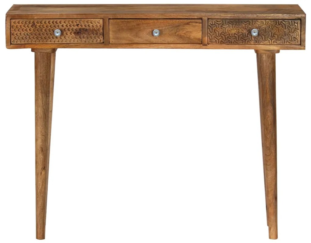 Mesa consola madeira de mangueira maciça 102x30x79 cm