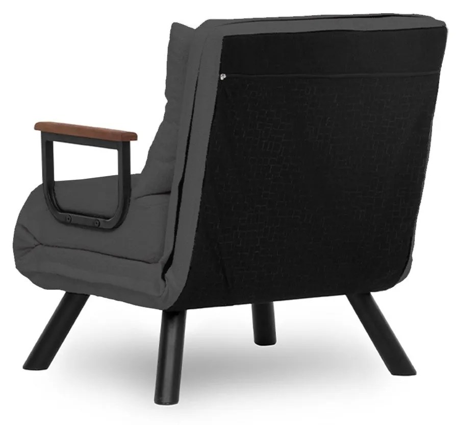 Sofá-Cama de 1 Lugar Sando – Cinzento Claro – 175x60 cm