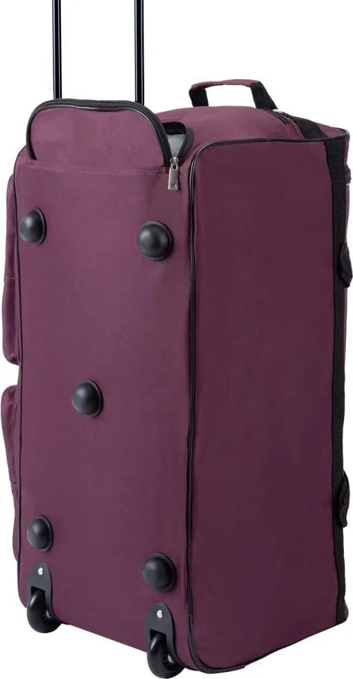 Saco de viagem com rodas 85L 70 x 36 x 34 cm Violeta