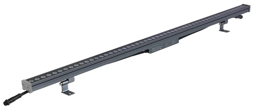 Projetor LED linear 24W RGB+CCT, DC24V, RF, Alexa, SYNC. 1m, RGB + Dual Branco Regulável