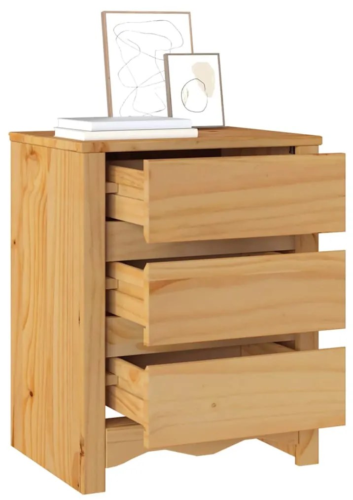 Cabeceira de Cama vidaXL "DRAMMEN" 45x35x56 cm Madeira Sólida de Pinho