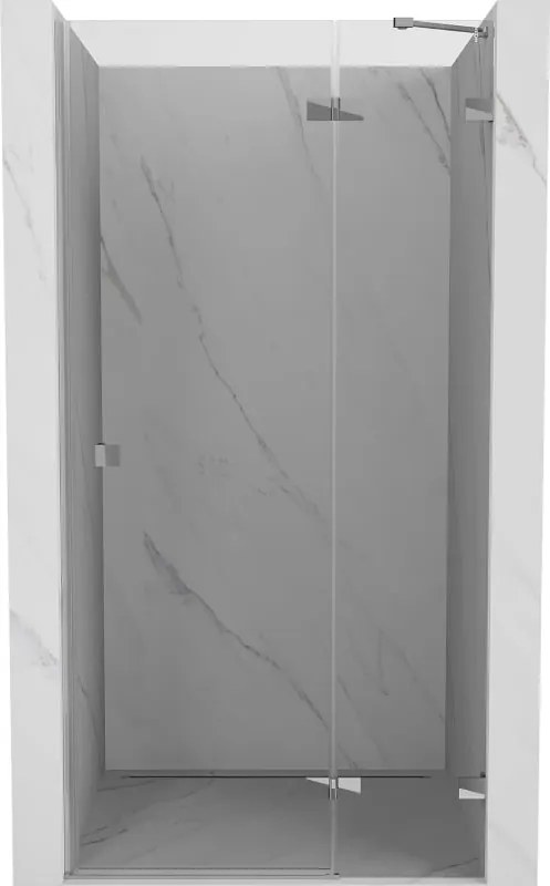 Mexen Lunar porta de duche de abrir direita 95 cm, transparente, cromada - 834-095-000-01-00-P