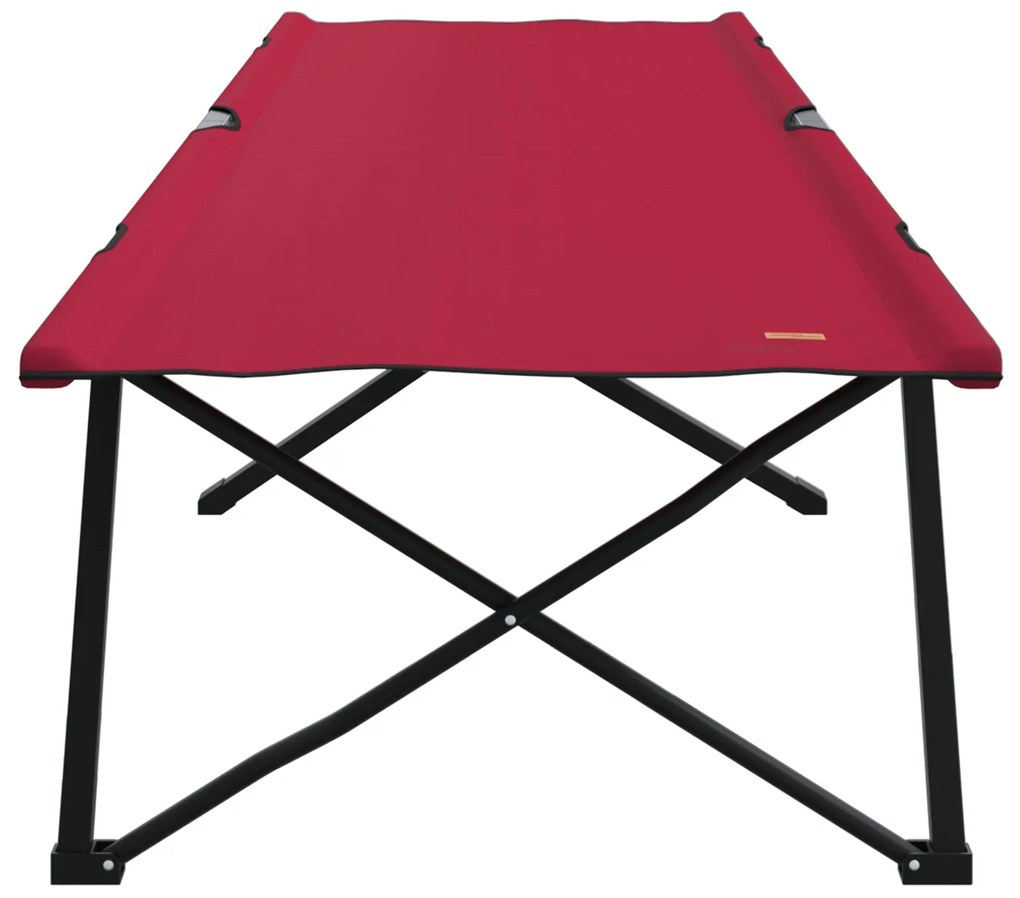 Cama Solar Dobrável com Bolsa Vermelha Tecido Oxford 600D