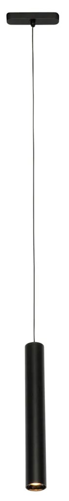 Candeeiro pendente moderno preto para sistema de calha monofásico 4.5W 3000K - Magnetic Cassie